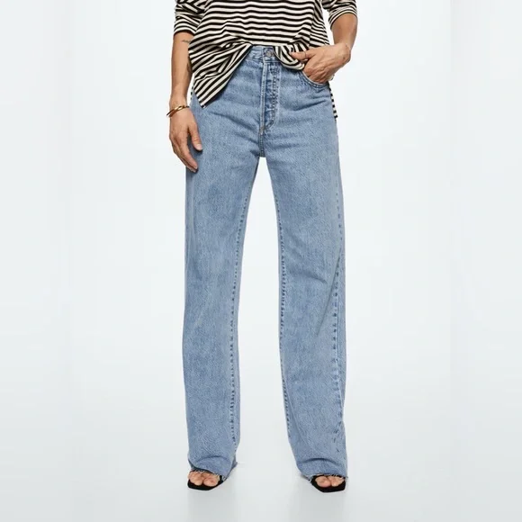 Mango Nora Wide Leg Jeans and